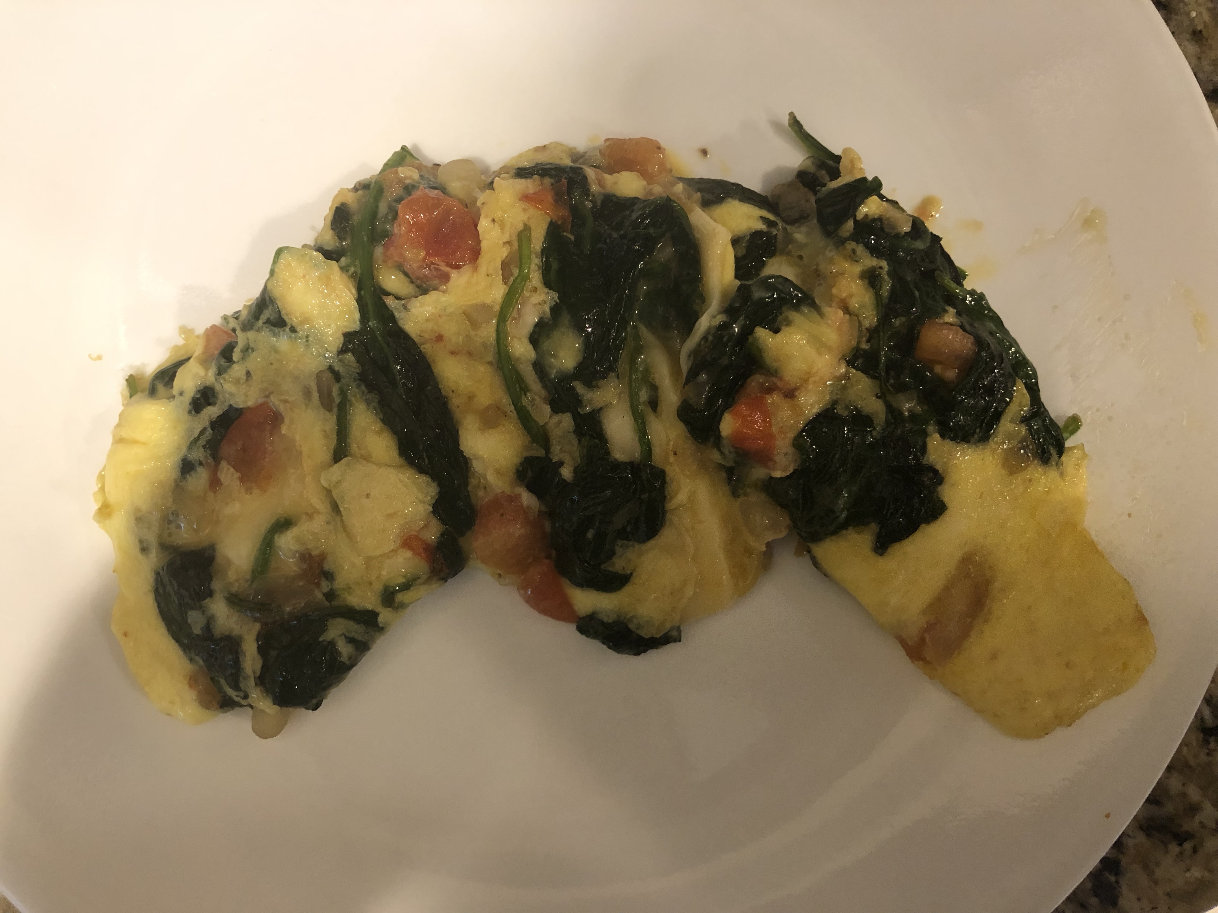 Eggs and veggie scramble