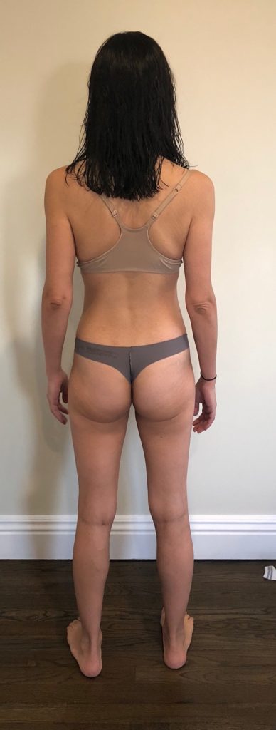 backside of woman's body