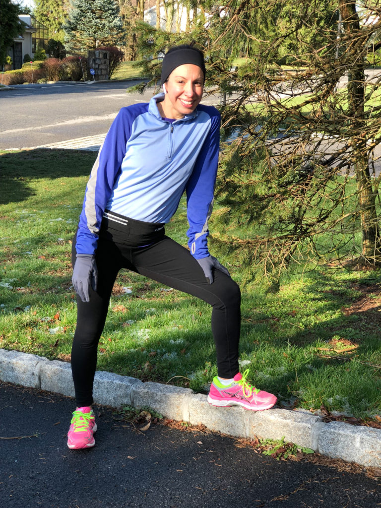 woman ready to run