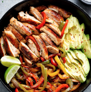 chicken fajitas